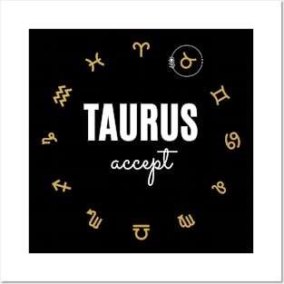 Taurus Zodiac Horoscope Posters and Art